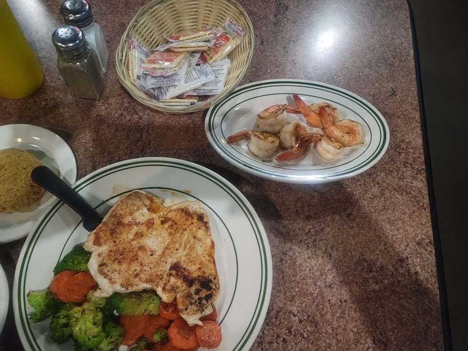 Grilled Chicken and Grilled Shrimp